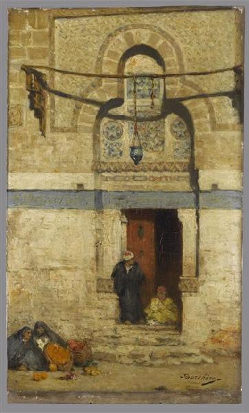 Porte du tombeau de Mourad bey au Caire_0