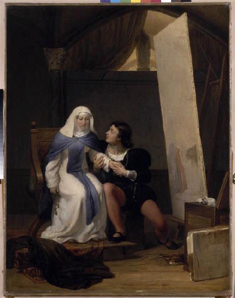 Filippo Lippi et Lucrezia Buti ; Filippo Lippi devient amoureux de la religieuse qui lui servait de modèle (autre titre)_0