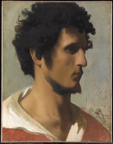 Tête de paysan de la campagne romaine, Jean Léon Gerome, 1843-1844