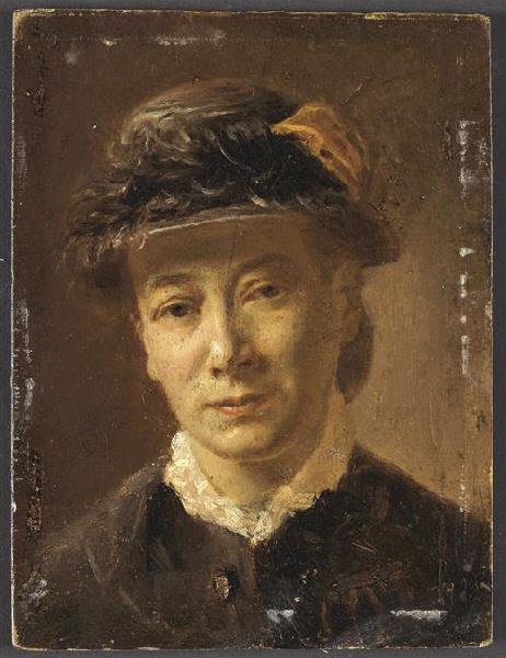 Portrait de femme en chapeau garni ; Portrait de femme en chapeau-cloche (ancien titre)_0