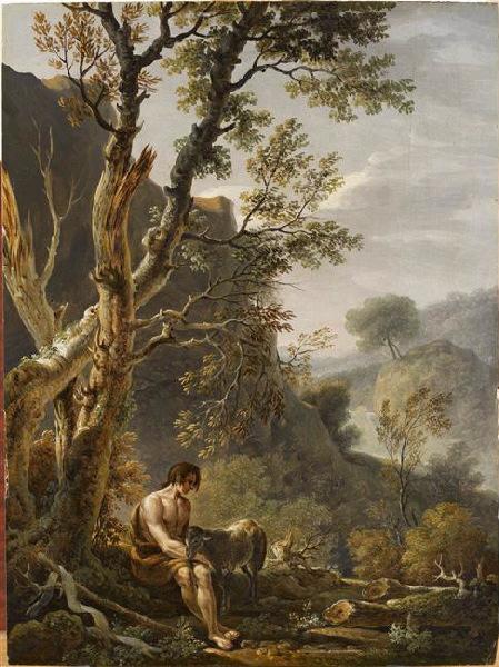 Paysage vallonné avec saint Jean-Baptiste et l'agneau_0
