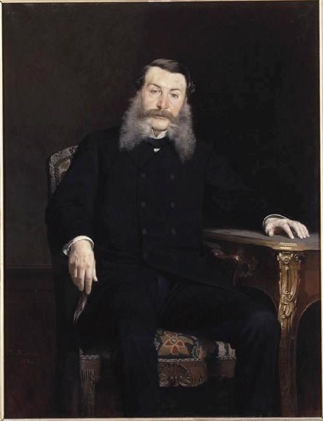 Portrait de M. Joseph Magnin, gouverneur de la Banque de France, Charles Ronot, 1884