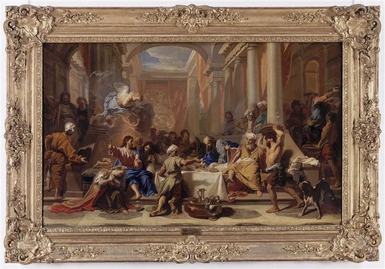 Le Repas chez Simon le Pharisien, Jean-Baptiste Jouvenet, 18e siècle