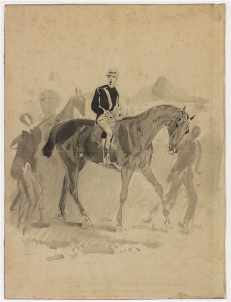 Jockey et cheval de course_0