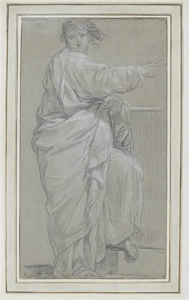 Figure de femme, Jean Simon Berthelemy, 2e moitié 18e siècle