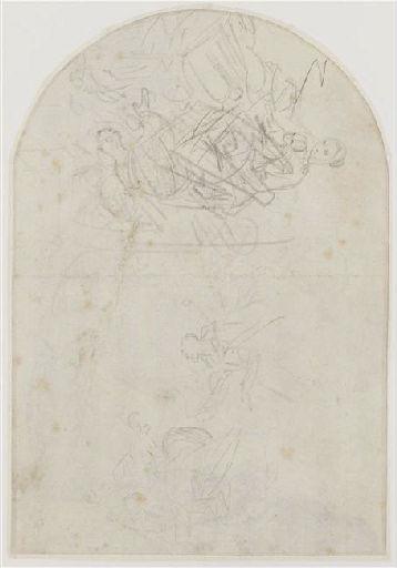 La Vierge et l'Enfant adorés par deux saints ; Ancien titre : La Vierge et l'Enfant adorés par saint Dominique et sainte Thérèse_1
