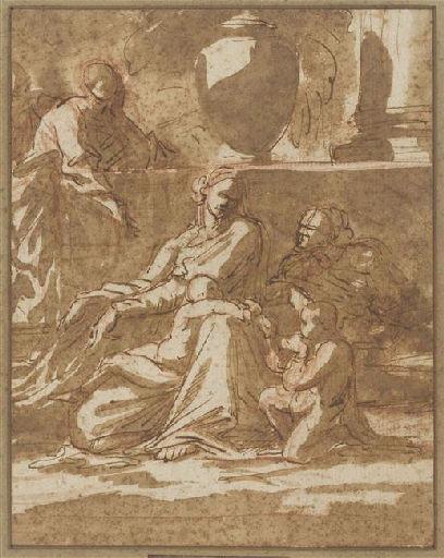 La Sainte Famille, Nicolas Poussin, 1ère moitié 18e siècle
