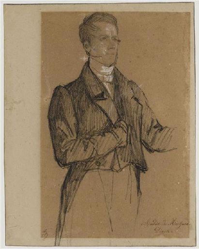 Portrait de Madier de Montjau, député, François Joseph Heim, 1830 vers