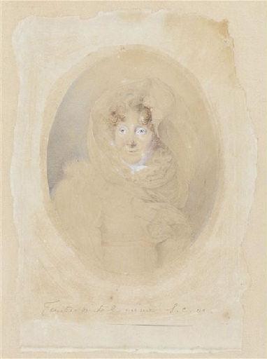 Portrait de Mme Dugazon, Jean-Baptiste Isabey, 1804 (?)