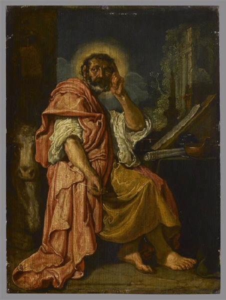Saint Luc écrivant, Pieter Lastman, 1613
