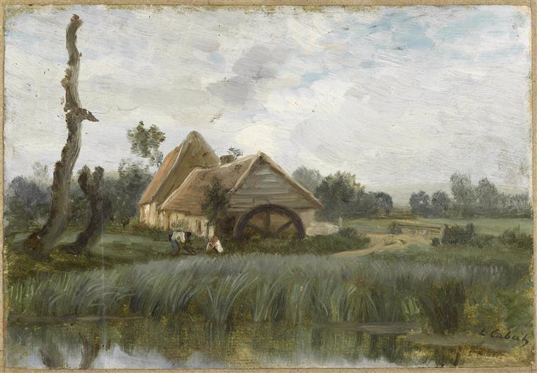 Le Petit Moulin, Louis Cabat, 19e siècle