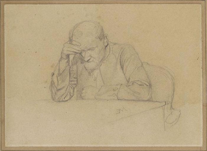 Le Sommeil de l'huissier, Ernest Meissonier, 2e moitié 19e siècle