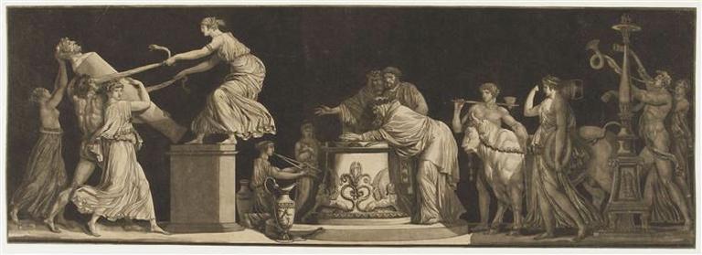 Un Sacrifice, Jean Guillaume Moitte, 1792 (?)
