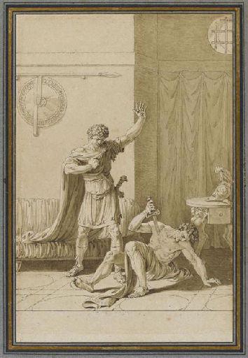 La Mort de Brutus (?) ; Ancien titre : Le jeune Marius se donnant la mort après sa défaite sous les murs de Préneste_0