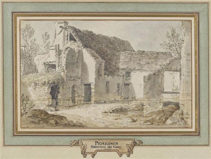 Cour de ferme normande, Nicolas Perignon, 2e moitié 18e siècle