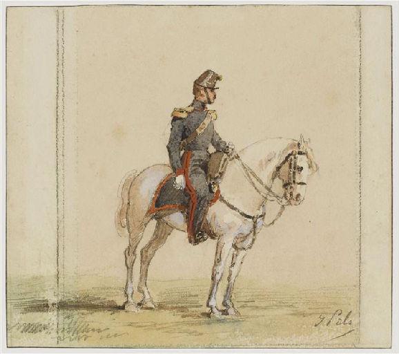 Artilleur monté, Isidore Pils, 3e quart 19e siècle
