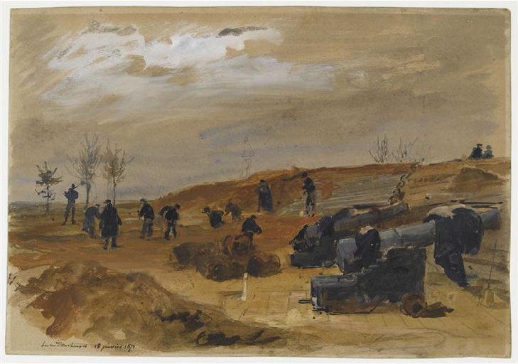 La Batterie, Isidore Alexandre Augustin Pils, 1871