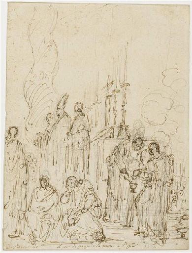 La Messe pontificale de Pâques ; Ancien titre : La messe pontificale de Pâques en la basilique de Saint-Pierre_0