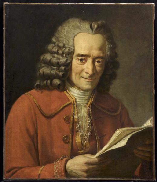 Voltaire lisant L'Année littéraire de Fréron, Jacques-Augustin Pajou