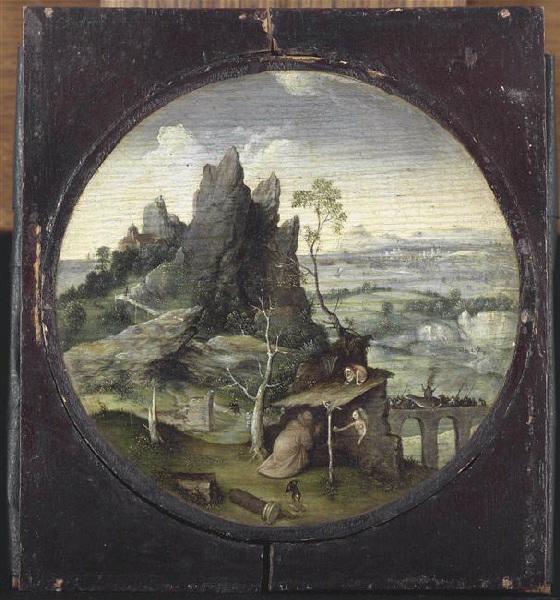 La Tentation de Saint Antoine, Herri Met de Bles, 1ère moitié 16e siècle