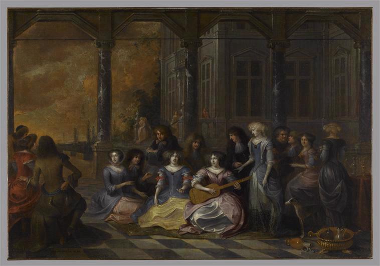 Le Concert, Hieronymus Janssens, 2e moitié 17e siècle