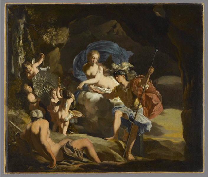 Vénus donnant à Enée ses armes, Gérard de Lairesse, 1668 vers