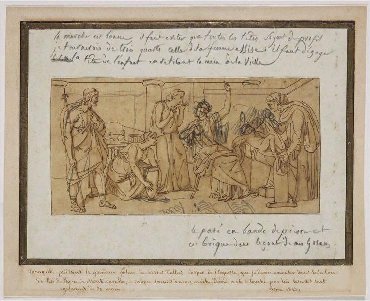 Tanaquil prédisant la grandeur future de Servius Tullius ; Tanaquille (sic) prédisant la grandeur future de Servus (sic) Tullius ((ancien titre))_0