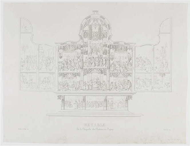 Retable de la chapelle du château de Pagny_0
