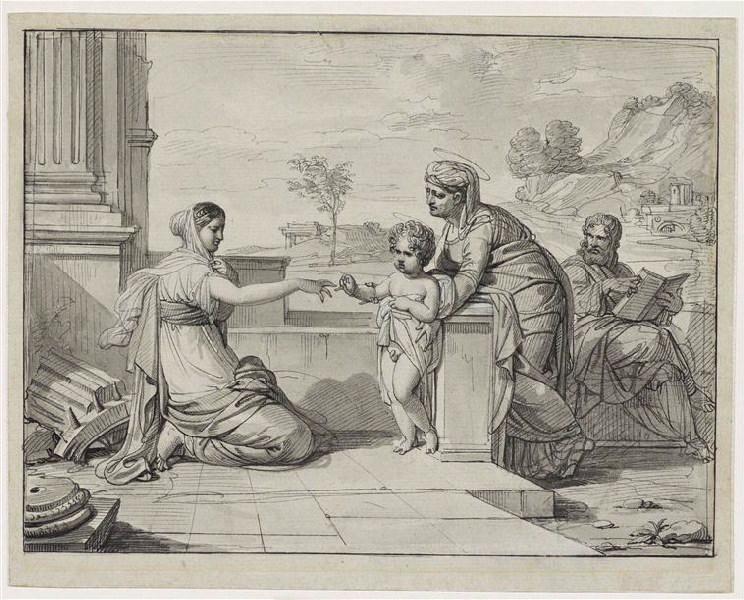 Le Mariage mystique de sainte Catherine, François Joseph Navez, 19e siècle