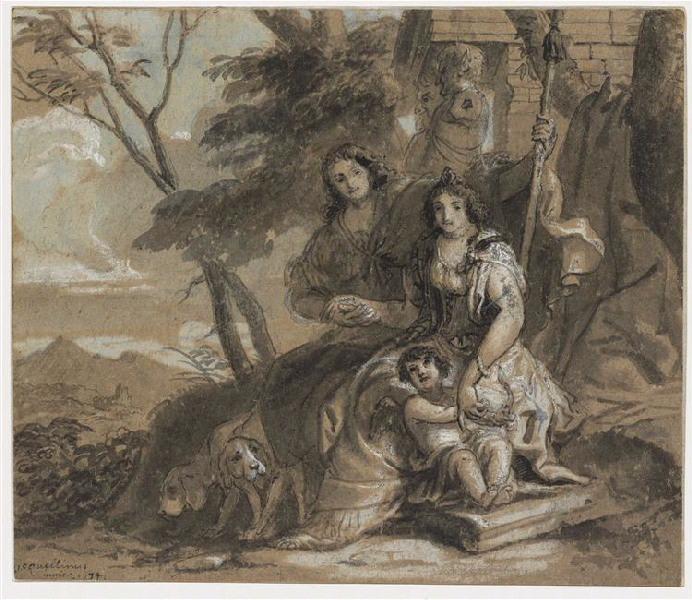 Portrait de famille, Jan Erasmus Quellinus, 1694