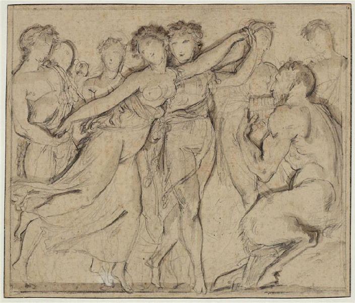 Bacchanale, Pieter Joseph Sauvage, 2e moitié 18e siècle, 1er quart 19e siècle