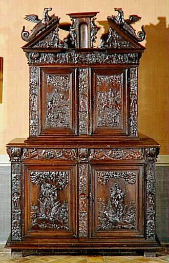 Armoire aux chevaliers, 1er quart 17e siècle