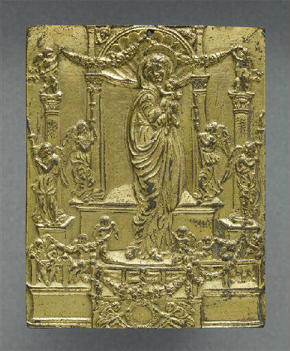 La Vierge à l'Enfant entourée d'anges_0