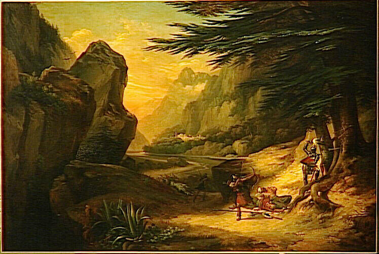 Courageuse défense de Louis VII dans les défilés de Laodicée_0