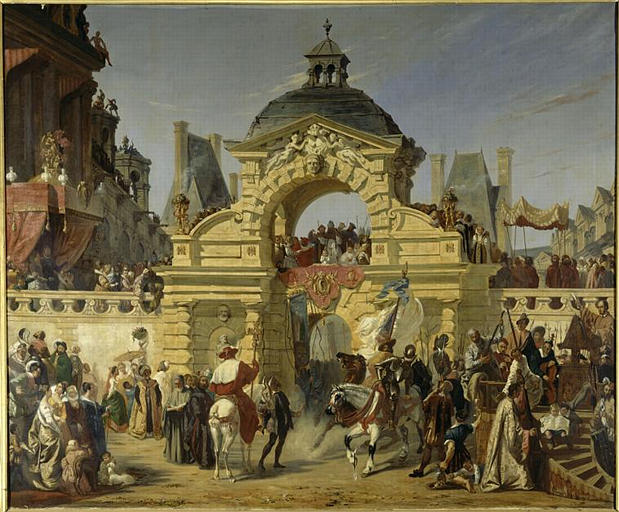 LE BAPTEME DE LOUIS XIII AU CHATEAU DE FONTAINEBLEAU_0