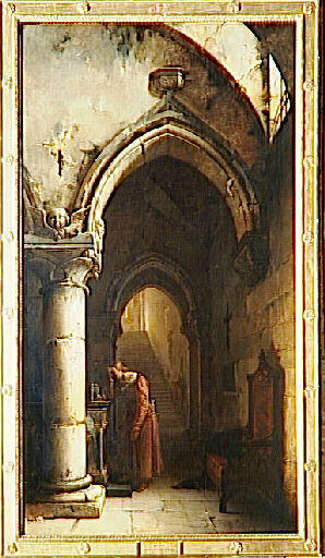 Saint Louis au tombeau de sa mère_0