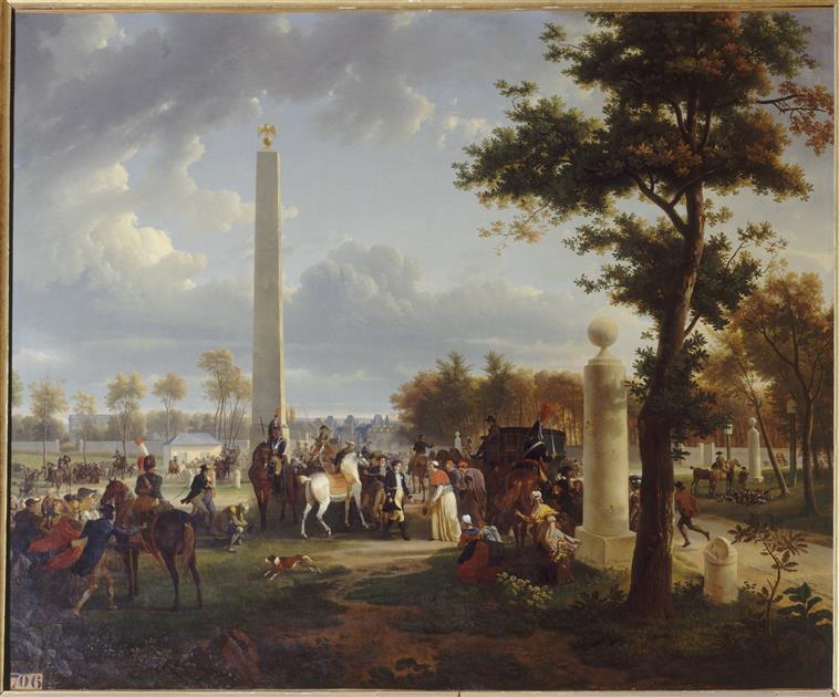 Entrevue de Napoléon et du Pape Pie VII dans la forêt de Fontainebleau, le 25 nov. 1804_0