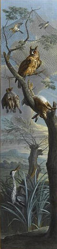LIEVRE, PERDRIX ET ATTRIBUTS DE CHASSE, François Desportes, 1726