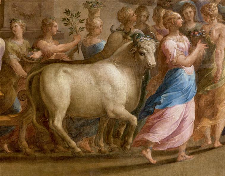 Le cortège des Thessaliens et de Chariclée lors du sacrifice ; Triomphe de Diane_2
