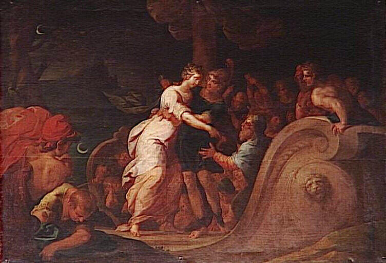 L'Embarquement de Théagène, Chariclée et Calasiris_0