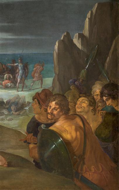 Théagène blessé soigné par Chariclée_2