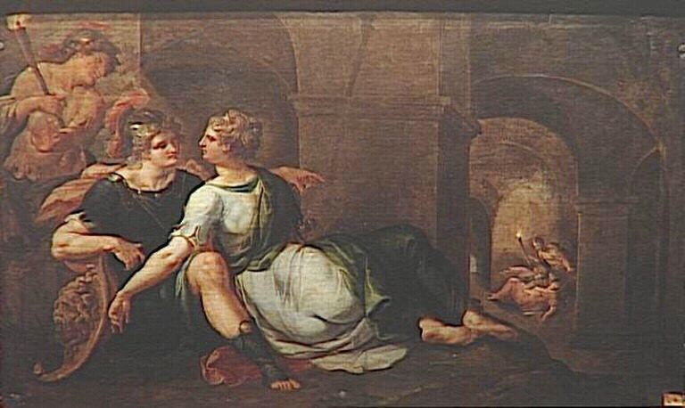 Théagène retrouve Chariclée dans la caverne_1