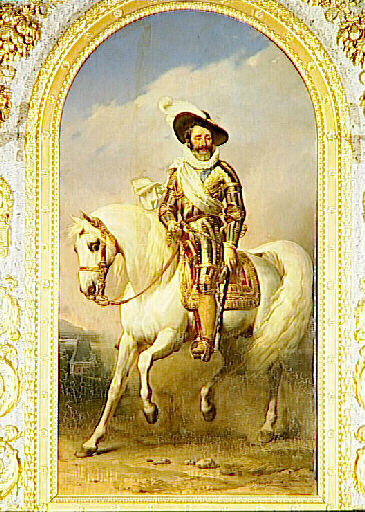 Portrait équestre de Henri IV, Jean-Baptiste Mauzaisse, 1824
