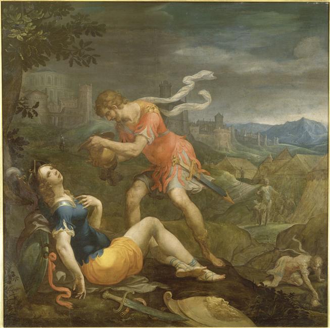 Le baptême de Clorinde, Ambroise Dubois, 1601 entre,1606 et
