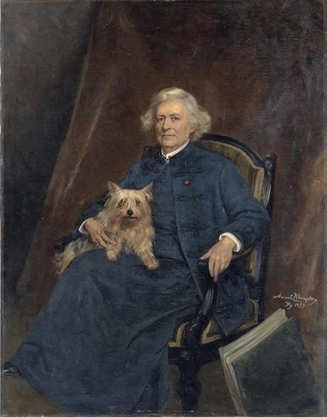 Portrait de Rosa Bonheur avec son chien Charley_0