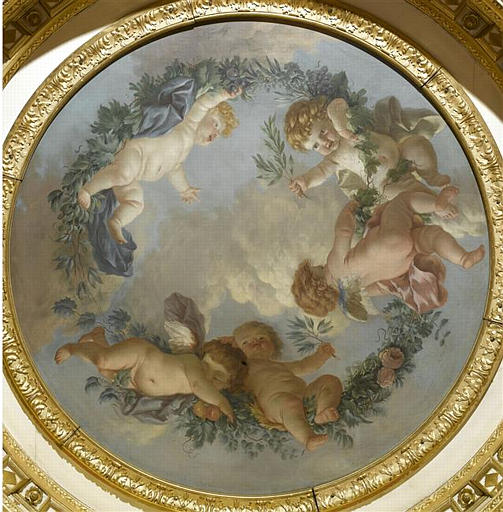 CINQ AMOURS AU MILIEU DES NUAGES, Jean-Jacques Lagrenée, 1775