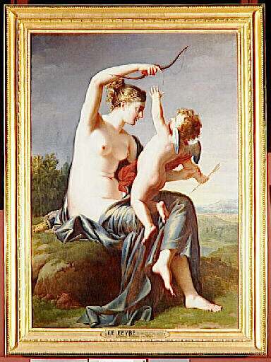 Vénus qui désarme l'Amour, Robert Lefevre, 1810