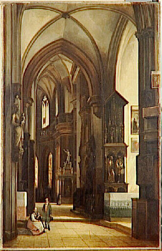Intérieur de l'église de Saint Laurent à Nurenberg_0