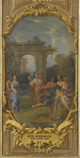 ENFANTS JOUANT AU TIERS, Claude Simpol, 4e quart 17e siècle