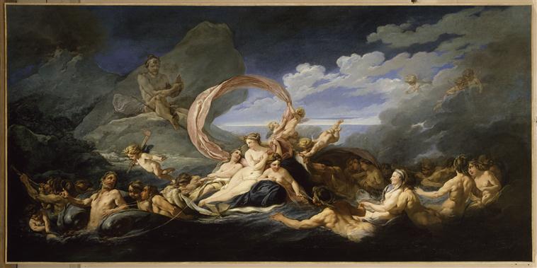 Galatée sur les eaux ; Le triomphe de Galatée (autre titre), Франсуа Ван Лоо